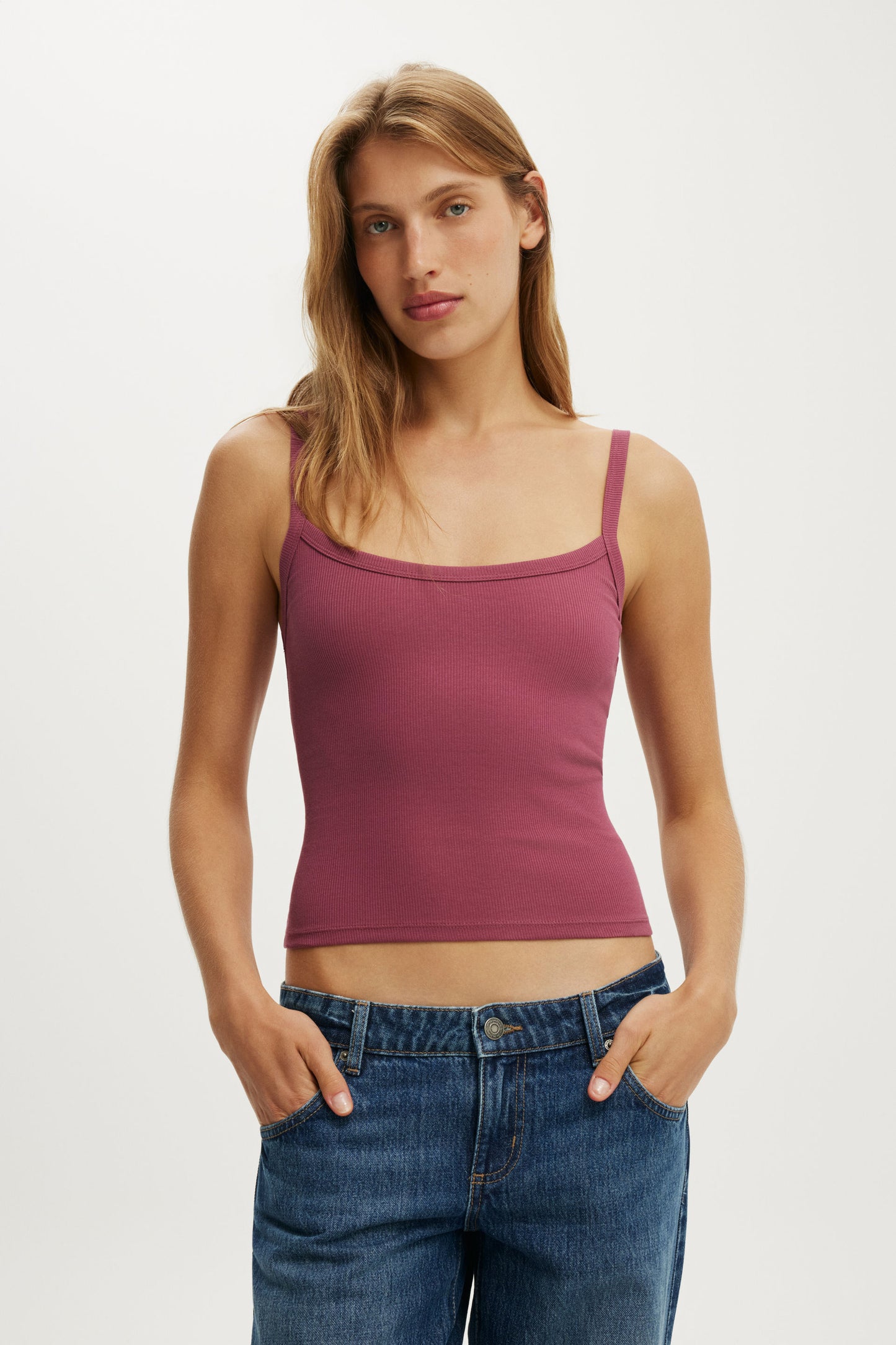 Goldie Rib Scoop Cami