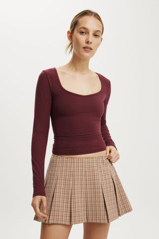 Mae Pleated Mini Skirt