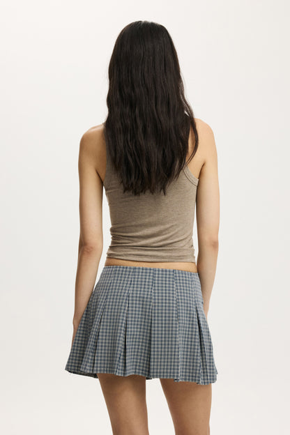 Mae Pleated Mini Skirt
