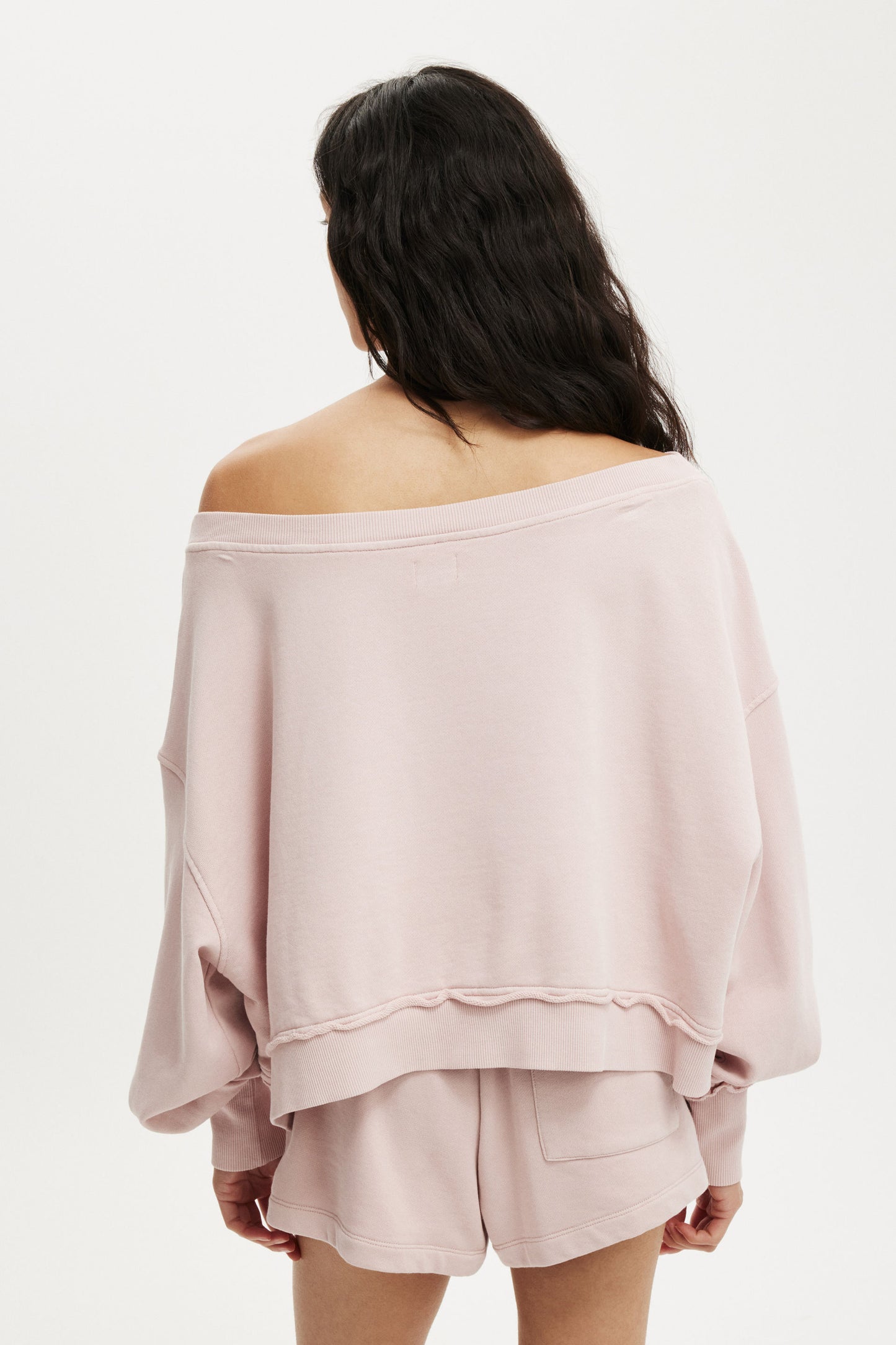 Off Shoulder Sweatshirt