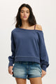 Off Shoulder Sweatshirt