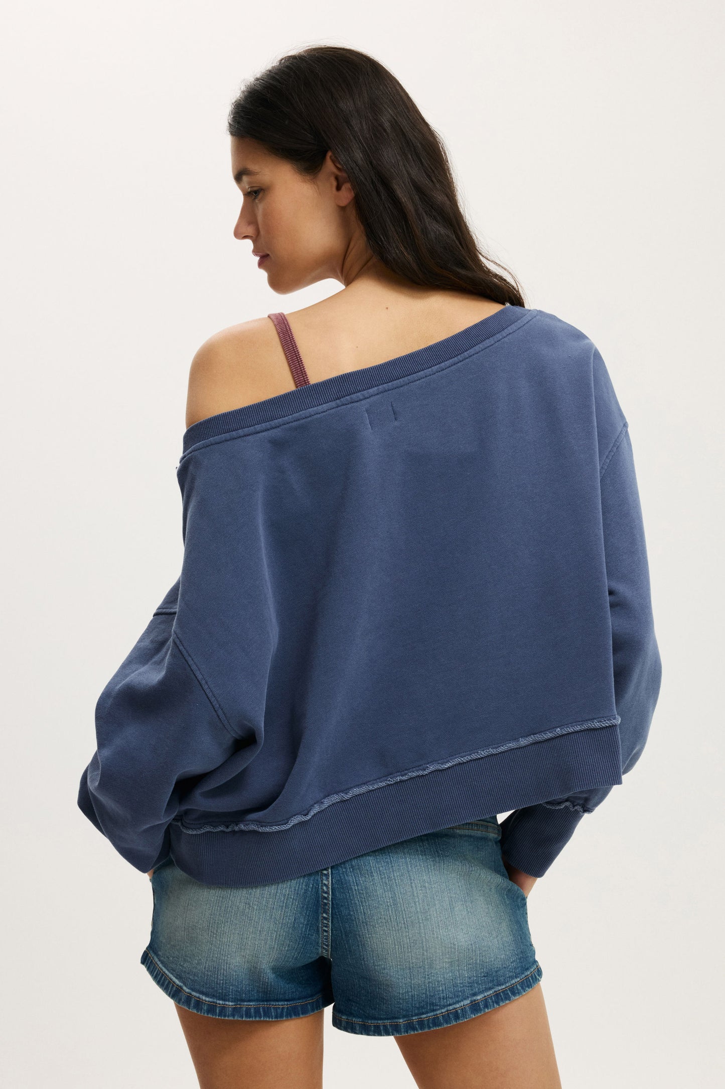 Off Shoulder Sweatshirt