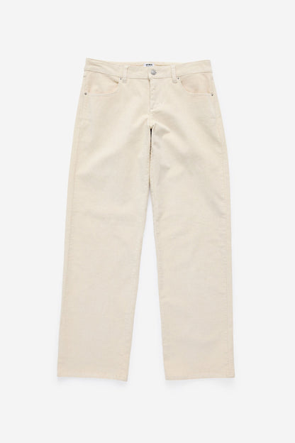 Low Rise Straight Cord Pant
