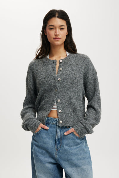 Lofty Luxe Crew Cardigan