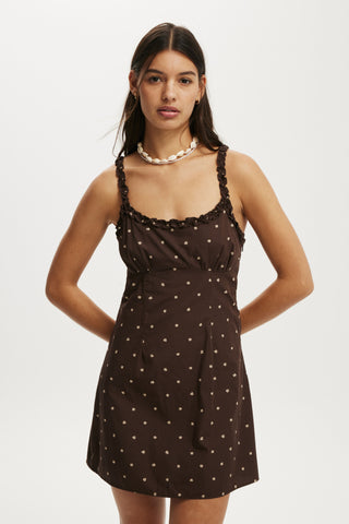 Emily Ruffle Mini Dress