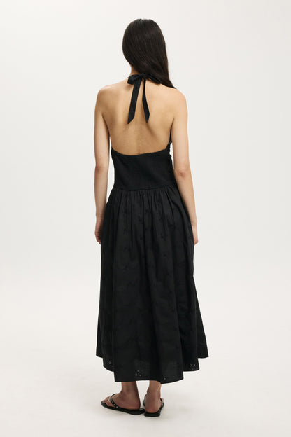 Kaity Halter Midi Dress