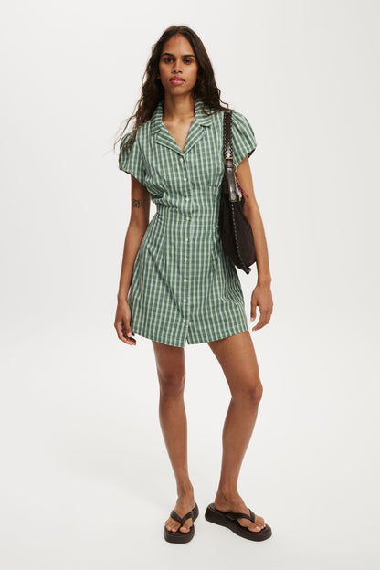 Scarlet Shirt Mini Dress