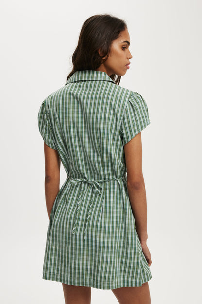 Scarlet Shirt Mini Dress