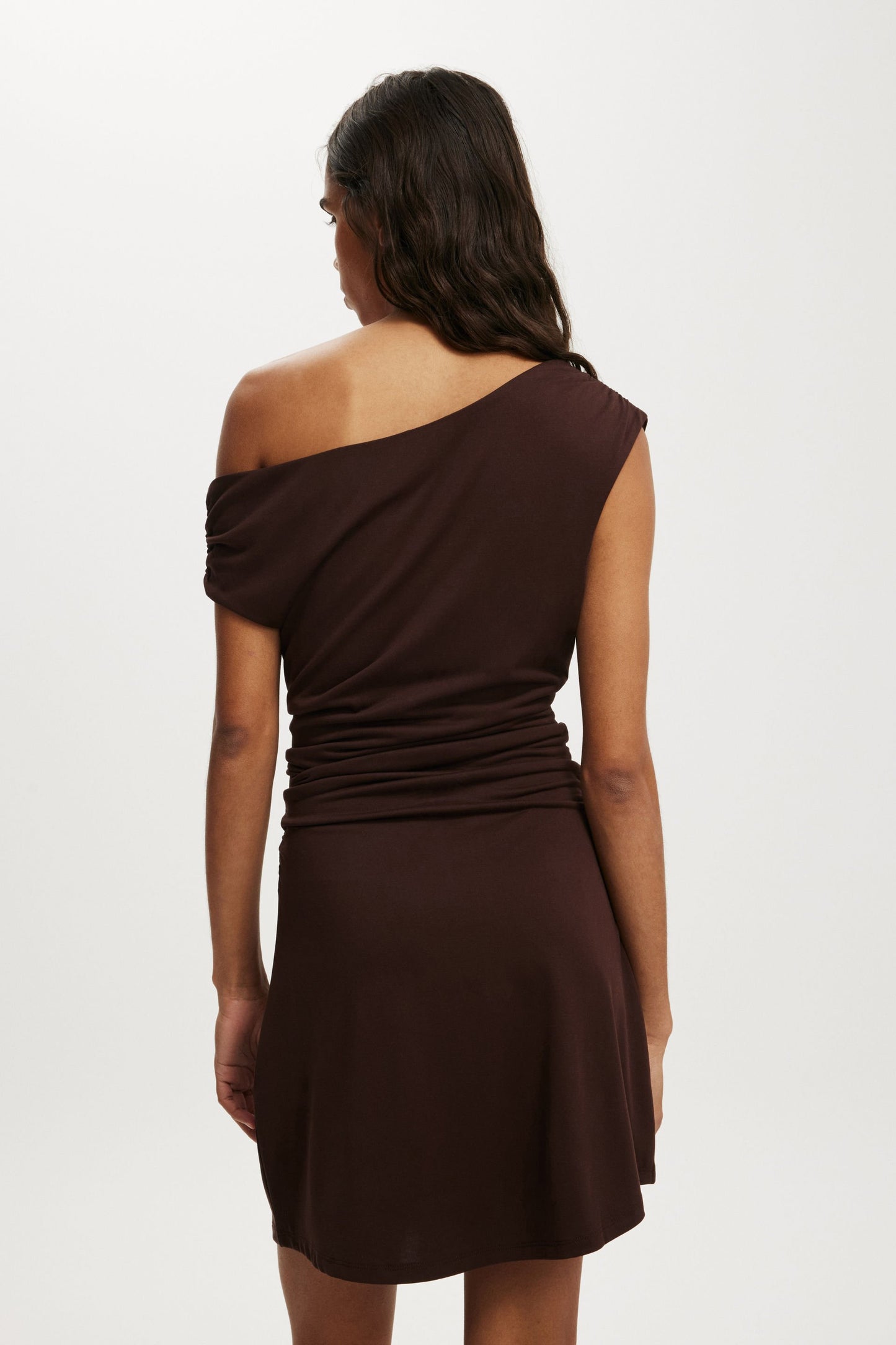 Sandy Asymmetric Mini Dress