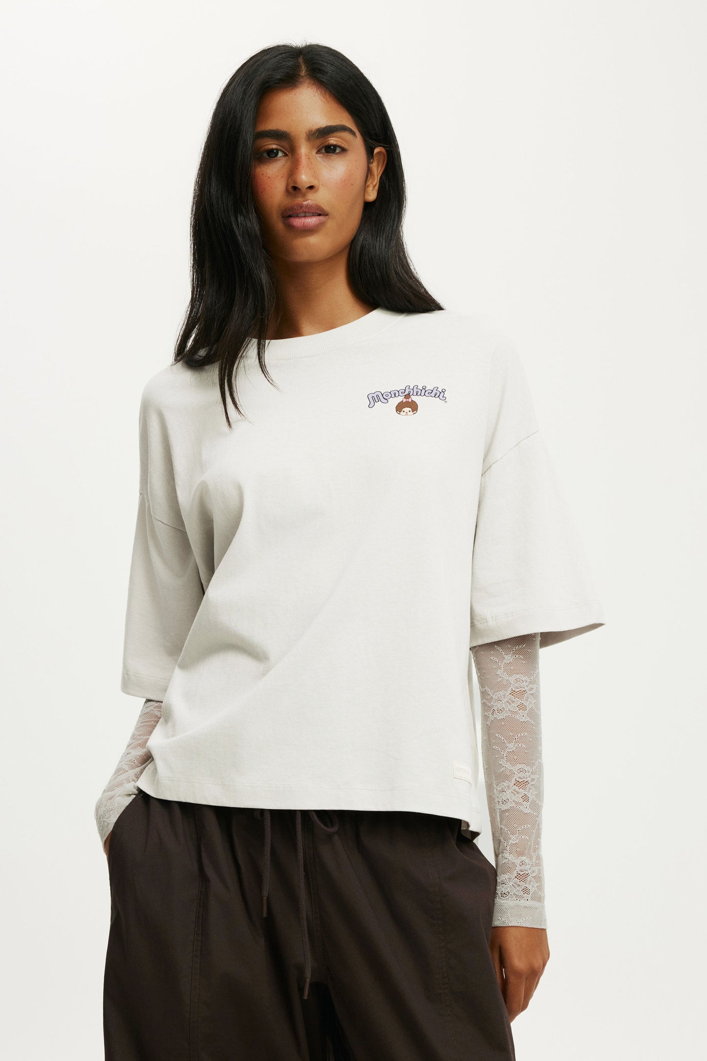 Monchhichi Oversized Graphic Tee