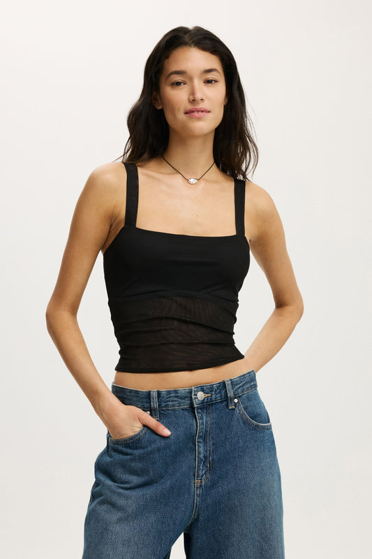 Brooke Mesh Cami