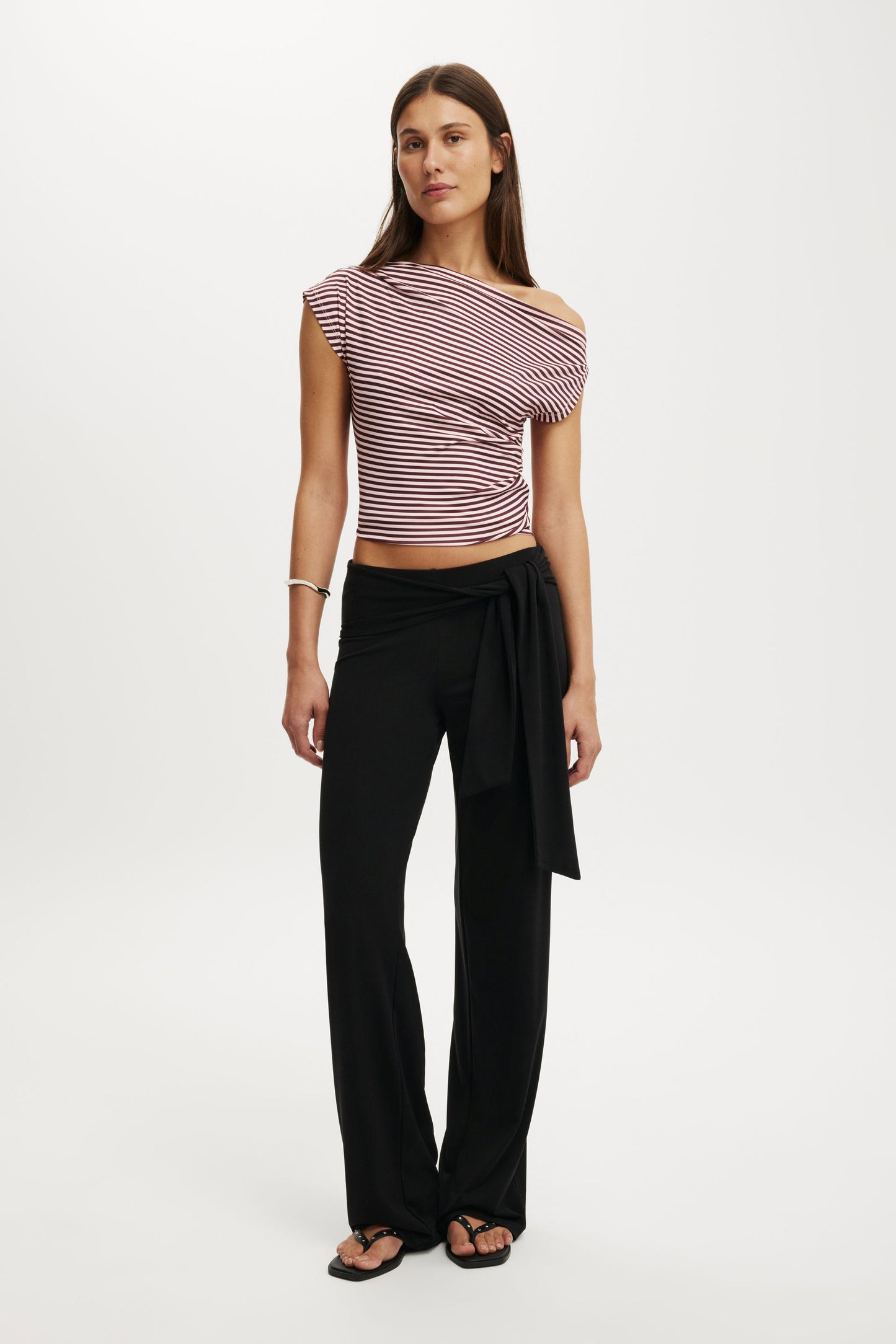 Georgie Off Shoulder Short Sleeve