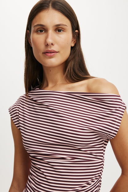 Georgie Off Shoulder Short Sleeve