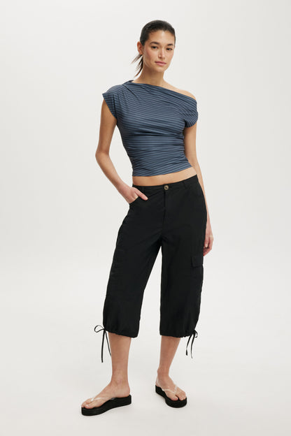 Georgie Off Shoulder Short Sleeve