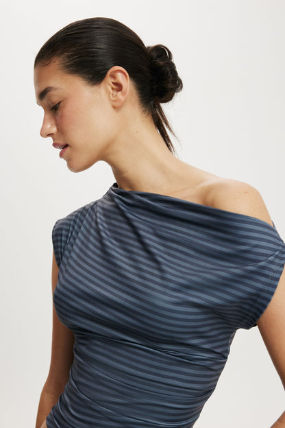 Georgie Off Shoulder Short Sleeve