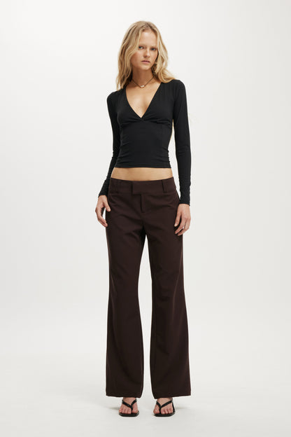 Zali V Cross Over Long Sleeve