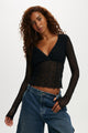 Zali V Cross Over Long Sleeve