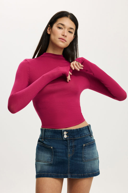 Base Layer Mock Neck Long Sleeve
