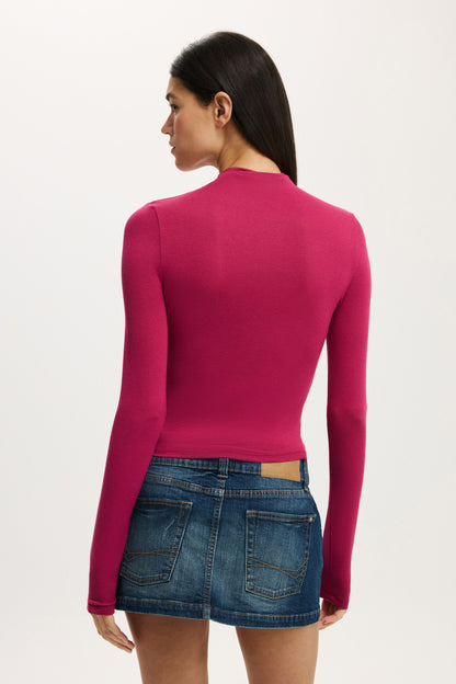 Base Layer Mock Neck Long Sleeve