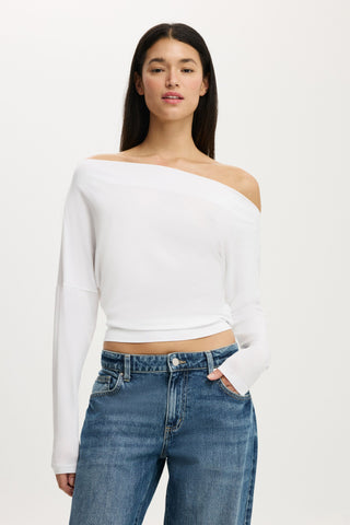 Peyton Off Shoulder Long Sleeve