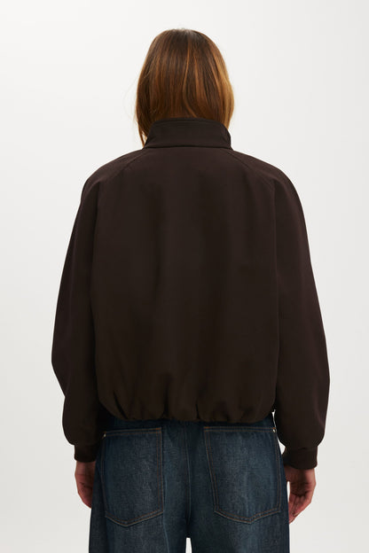 Clover Funnel Neck Bomber