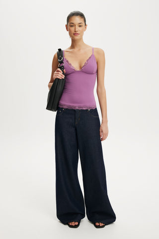 Low Rise Wide Jean