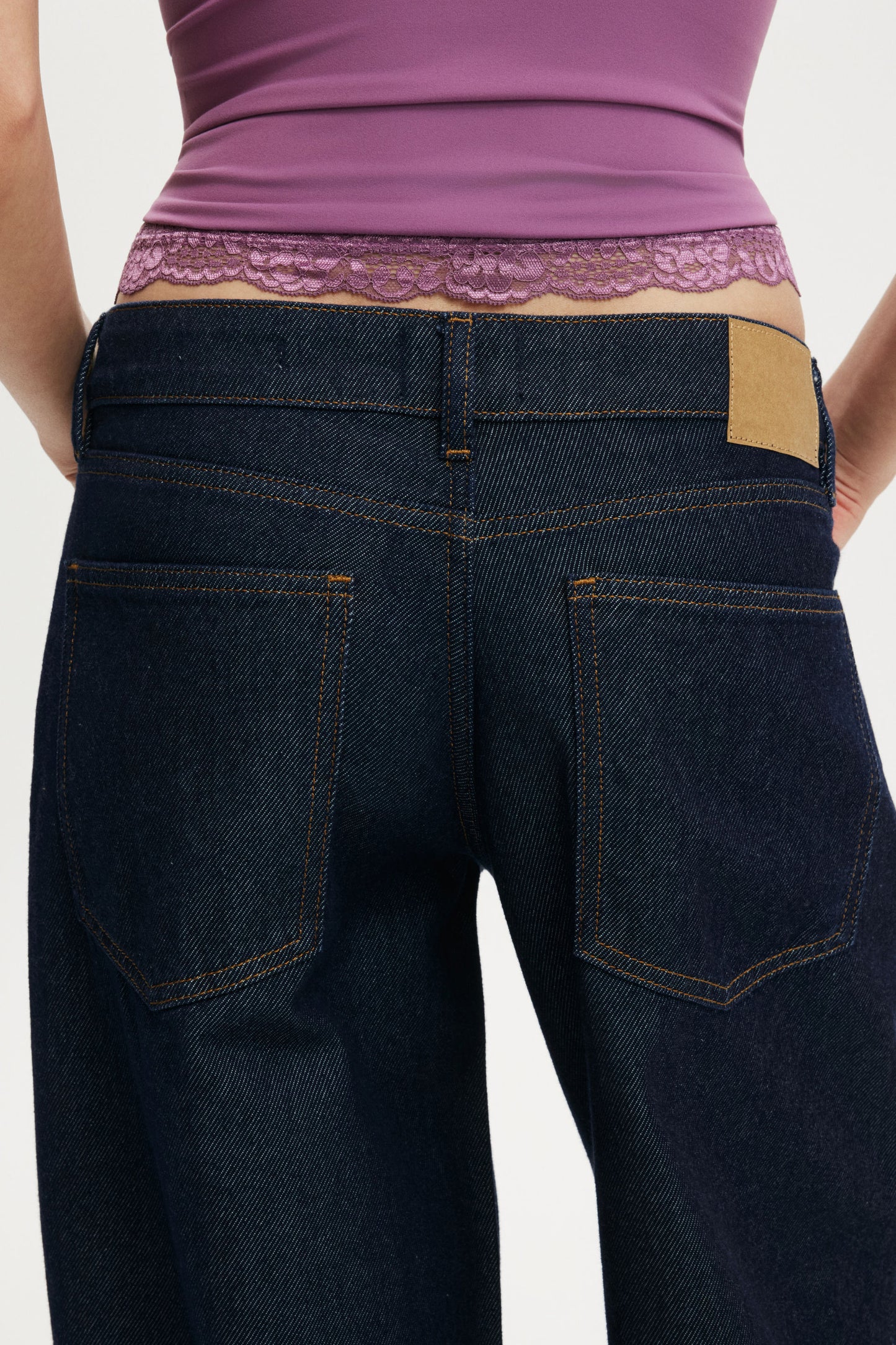 Low Rise Wide Jean