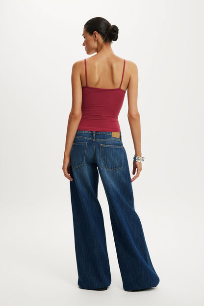Low Rise Wide Jean