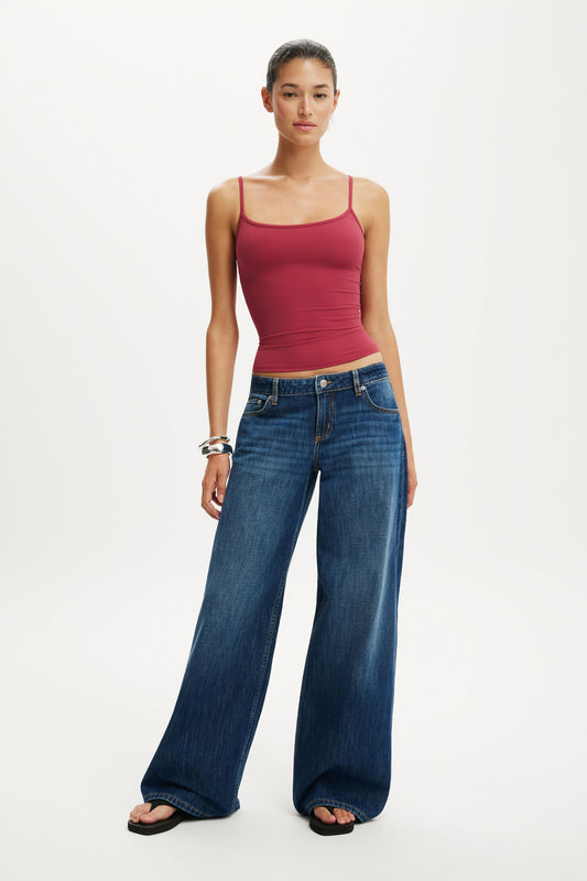 Low Rise Wide Jean