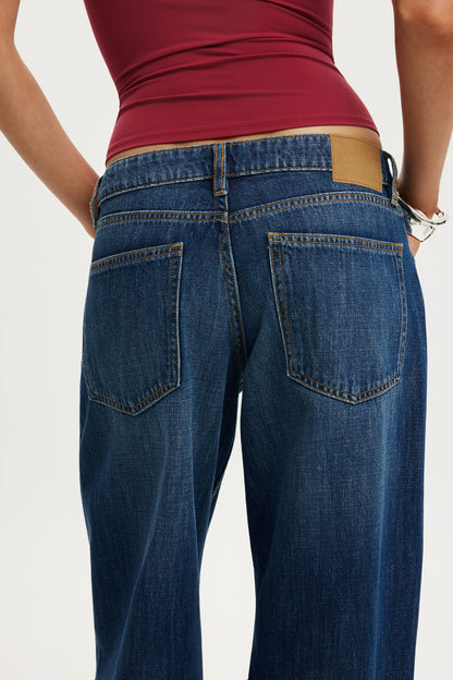 Low Rise Wide Jean