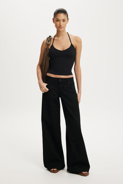 Low Rise Wide Jean