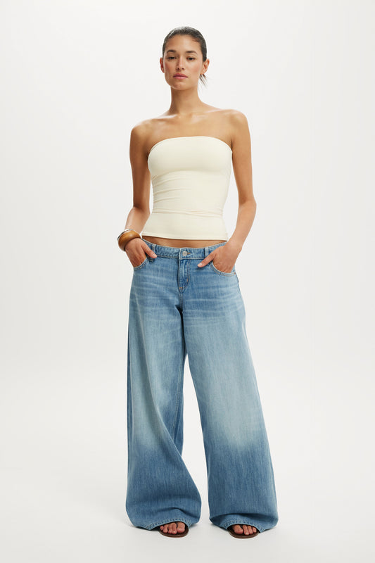 Low Rise Wide Jean