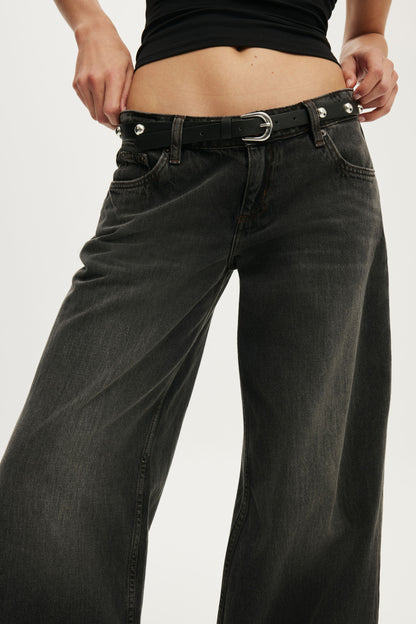 Low Rise Wide Jean