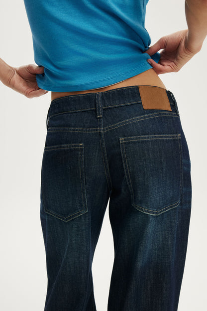 Low Rise Wide Jean