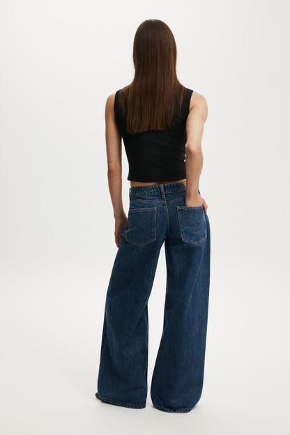 Low Rise Wide Jean