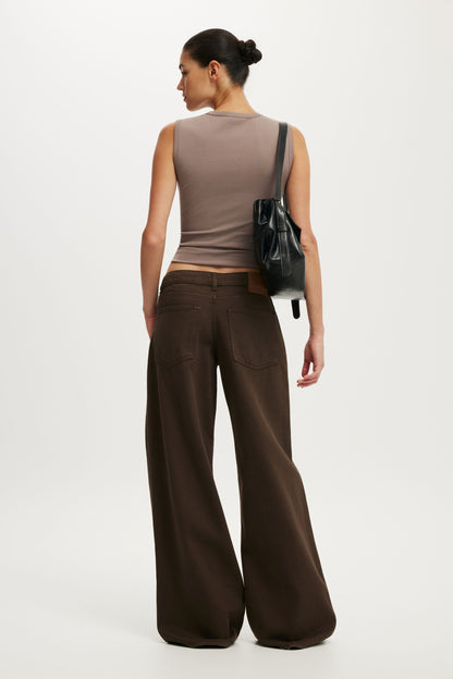 Low Rise Wide Jean