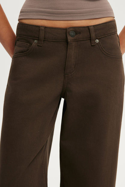 Low Rise Wide Jean