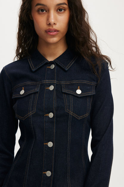 Fitted Denim Jacket