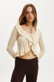 Ruffle Knit Cardi