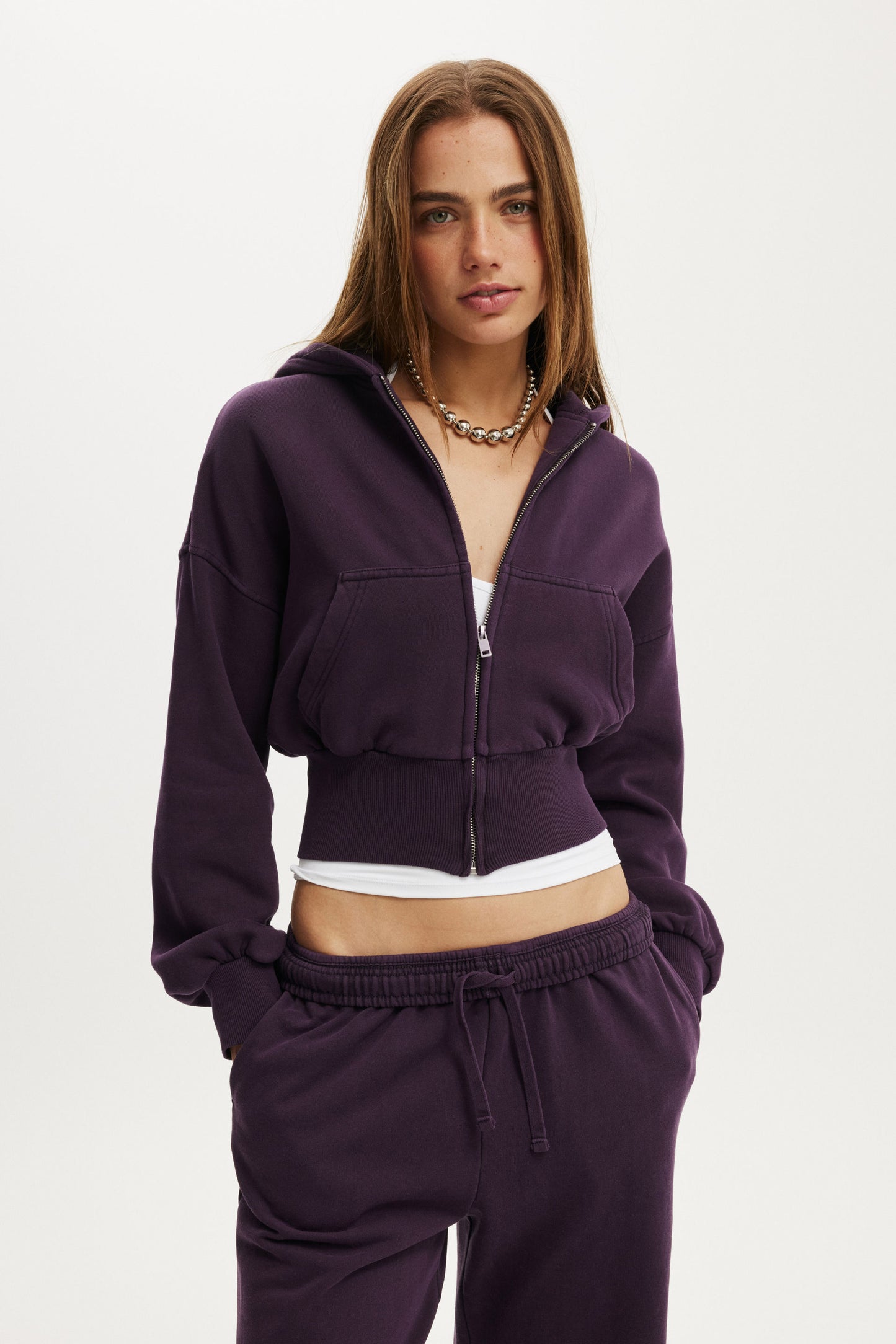 Oversized Zip Through Hoodie