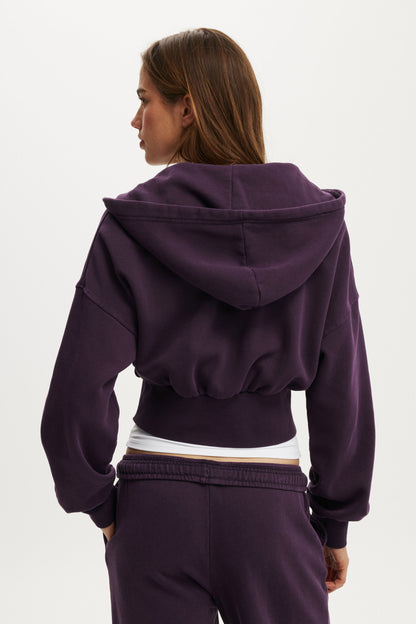 Oversized Zip Through Hoodie