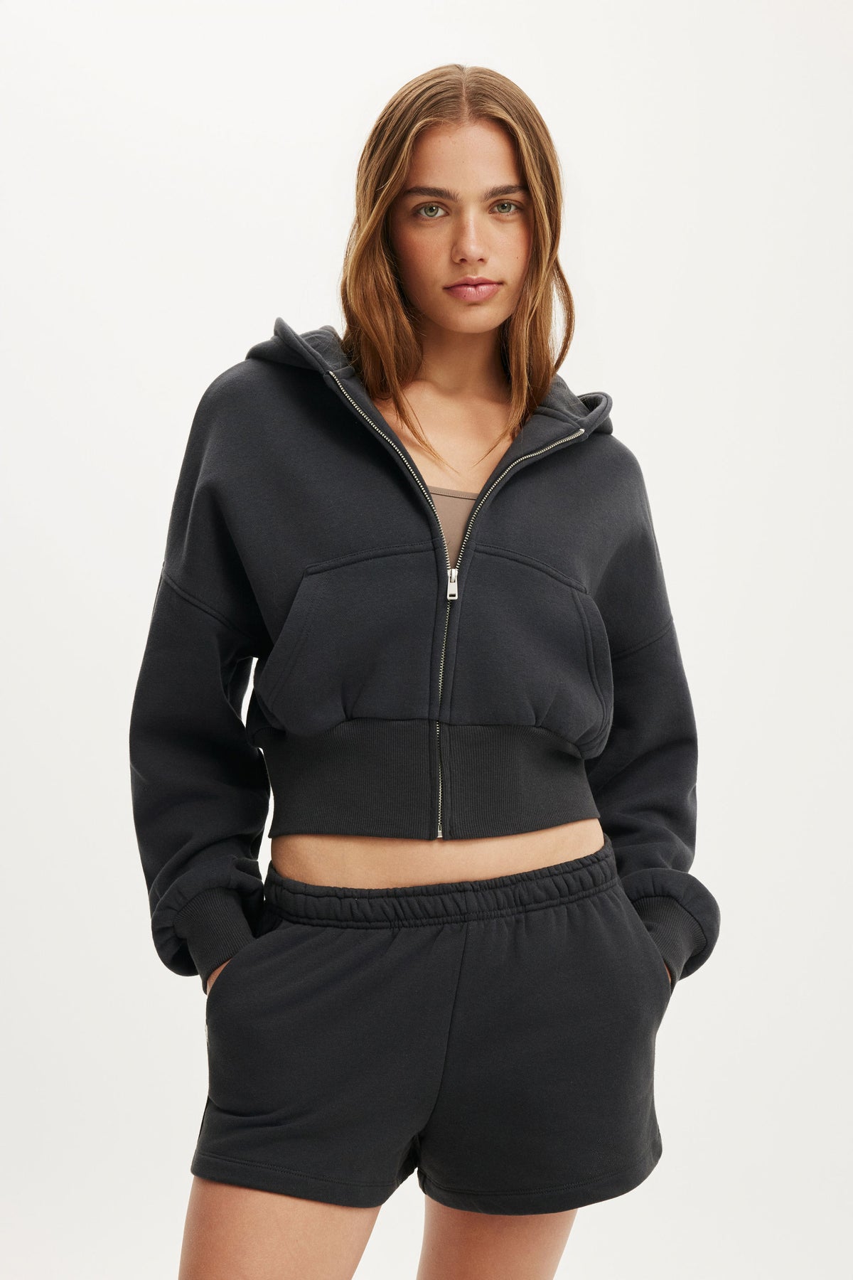 Oversized Zip Through Hoodie