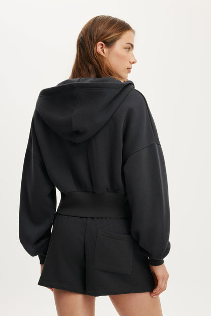 Oversized Zip Through Hoodie