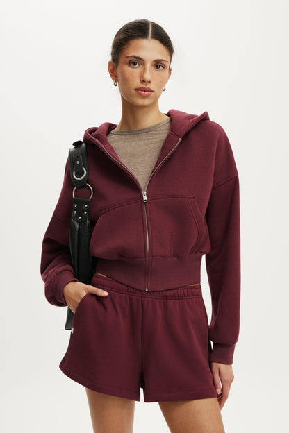 Oversized Zip Through Hoodie