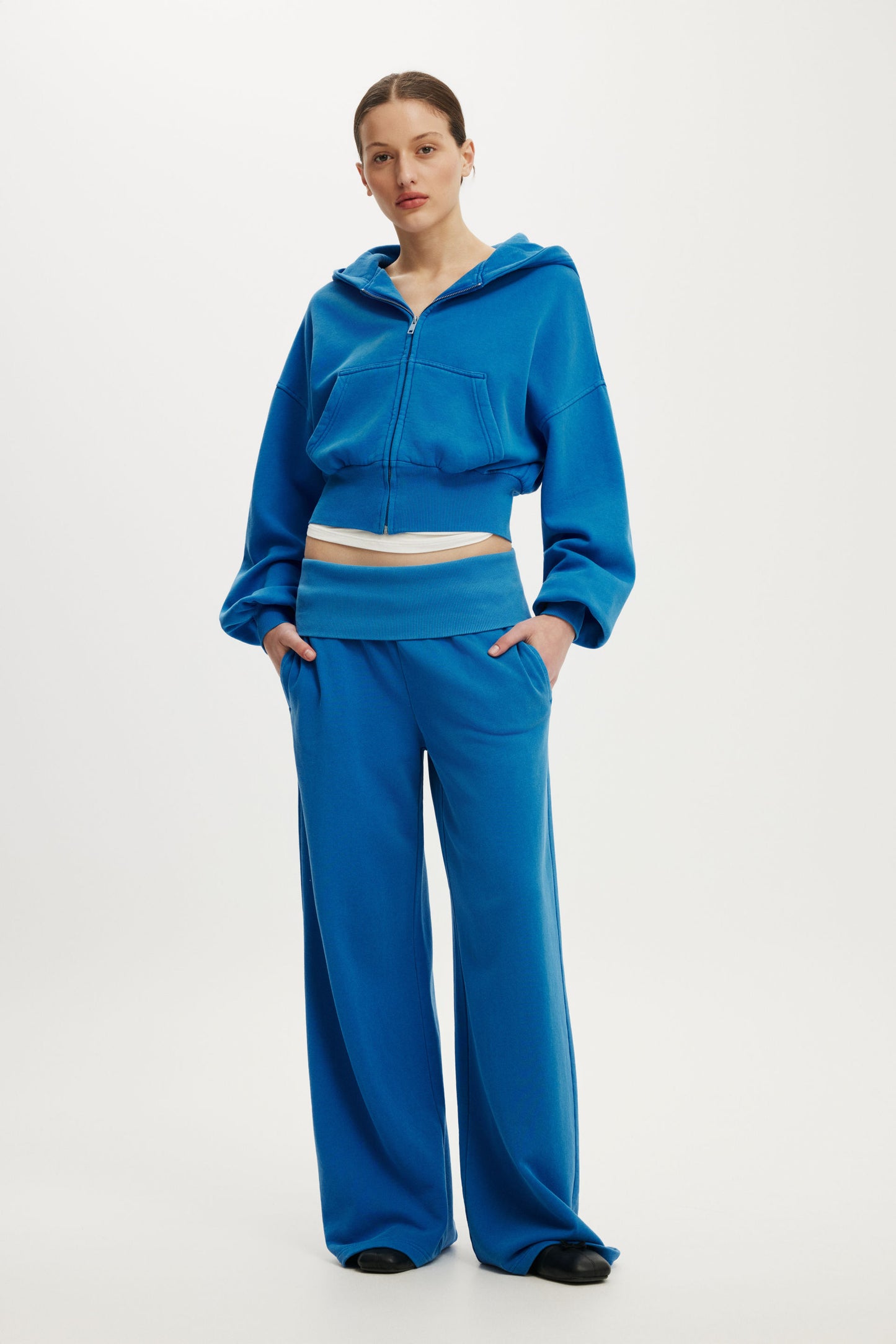Oversized Zip Through Hoodie