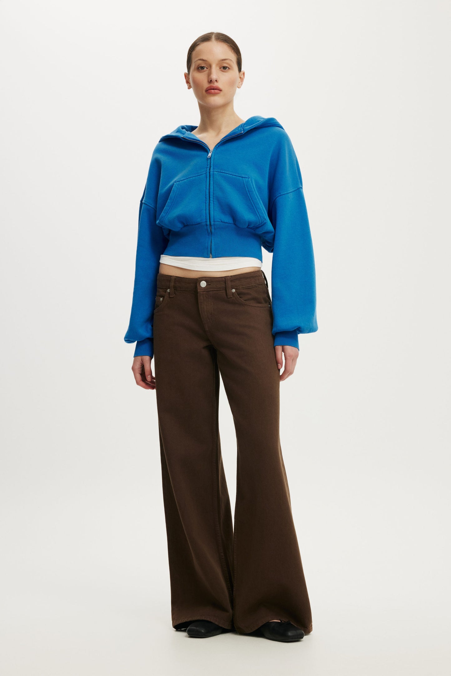 Oversized Zip Through Hoodie