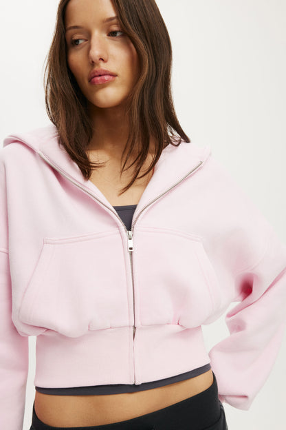 Oversized Zip Through Hoodie