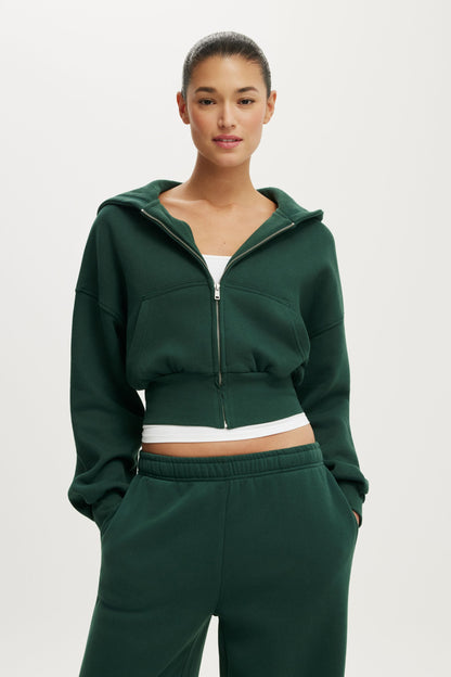 Oversized Zip Through Hoodie