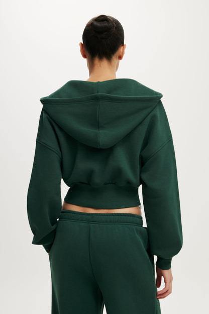 Oversized Zip Through Hoodie