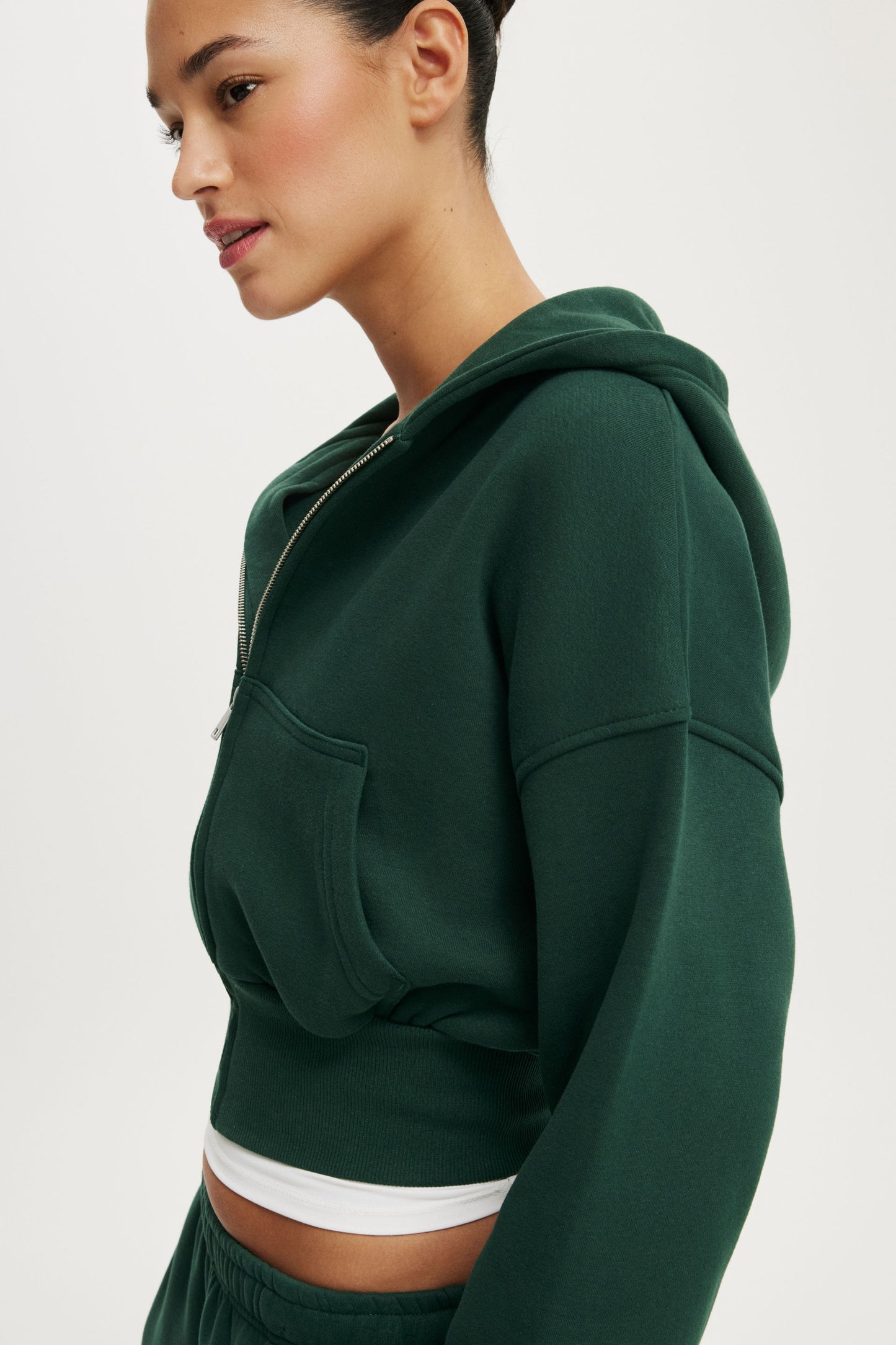 Oversized Zip Through Hoodie